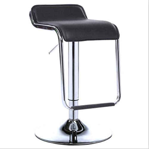OOzie Möbel Schreibtischstuhl Café Rezeption Mobiler Laden Kortikaler Pedalstangenständer Vorderer Schreibtisch Auf- und Abdrehbarer Stangenständer/Schwarz/38,5 cm (Schwarz 41 cm) von OOzie