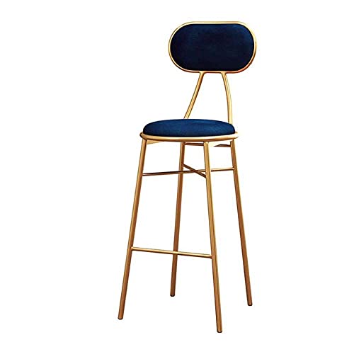 OOzie Möbel Schreibtischstuhl Küchenstühle mit Metallbeinen für Frühstückstheke, Küche und Zuhause, max. 200 kg/Grün/Sitzhöhe 75 cm (Blaue Sitzhöhe 75 cm) von OOzie