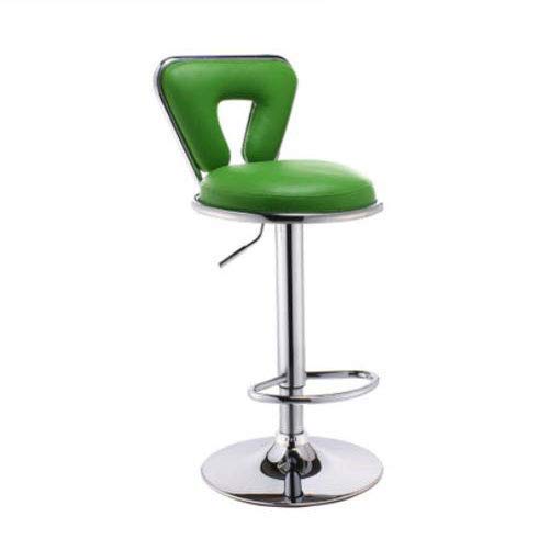 OOzie Möbel Schreibtischstuhl Rollender Drehhocker Höhenverstellbar Heben Küche Bar Café Freizeit Vorbereitung Test Pedal Sitz Barstühle/Lila (Grün) von OOzie