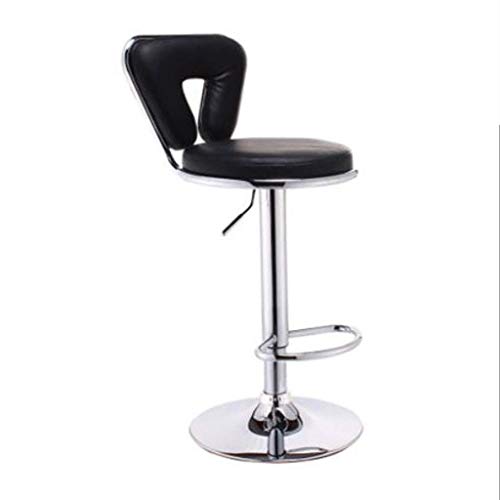 OOzie Möbel Schreibtischstuhl Rollender Drehhocker Höhenverstellbar Heben Küche Bar Café Freizeit Vorbereitung Test Pedal Sitz Barstühle/Lila (Schwarz) von OOzie