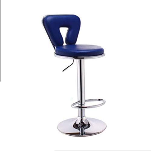 OOzie Möbel Schreibtischstuhl Rollender Drehhocker Höhenverstellbar Heben Küche Bar Café Freizeit Vorbereitung Test Pedalsitz/Lila (Blau) von OOzie