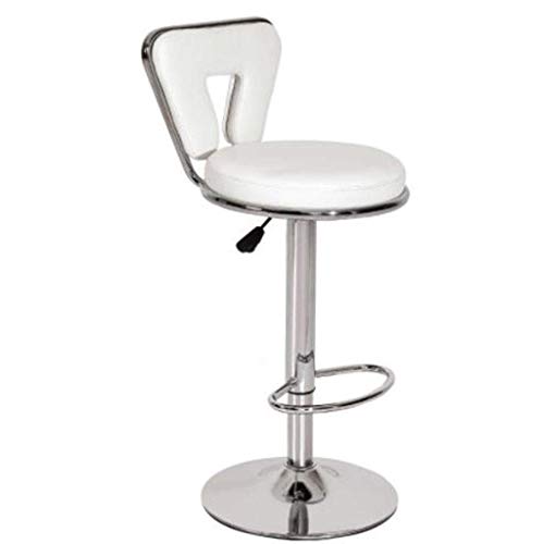 OOzie Möbel Schreibtischstuhl Rollender Drehhocker Höhenverstellbar Heben Küche Bar Café Freizeit Vorbereitung Test Pedalsitz Barstühle/Lila (Weiß) von OOzie