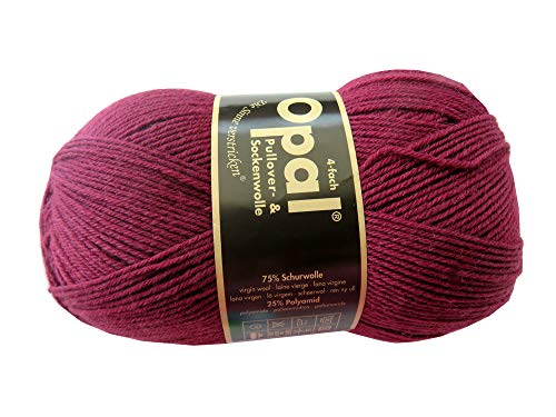 OPAL Uni 4fach Burgund 5196 von OPAL