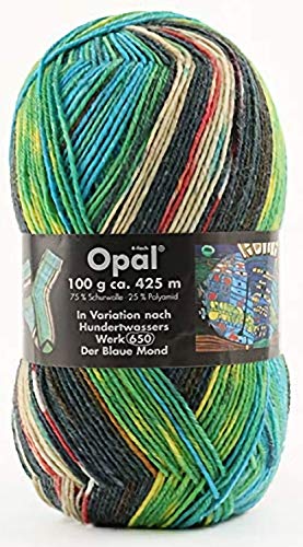 Opal Sockenwolle Hundertwasser 100g, 650 Opal Sockenwolle Hundertwasser 100g, 650 von OPAL