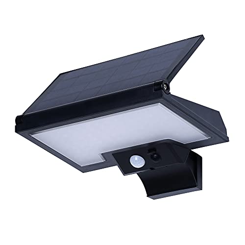 OPASOLAR Faltbare Solar-Wandleuchte mit Bewegungssensor 1000LM Drahtlose wasserdichte Outdoor-Sicherheitsbeleuchtung für den Innenhof Gartenzaun Pathway Street von OPASOLAR