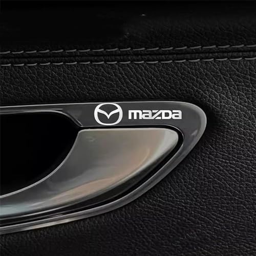 OPBVXQ Auto Emblem Aufkleber für Mazda, Emblem Zieraufkleber Karosserie Selbstklebend Emblem Aufkleber Seite Kotflügel Kofferraum Abzeichen Emblem von OPBVXQ
