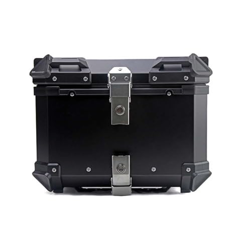OPBVXQ Motorrad Topcase für BMW R1250GS R1250 GS R 1250GS ADV, Motorradkoffer Wasserdicht Motorrad Top Box Topcase für Roller wasserdichte Motorrad Heckbox Tragbares, 55L-Black von OPBVXQ