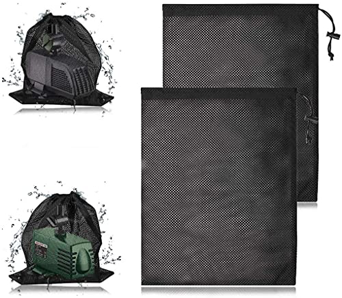 OPDUO 2 Stück Pumpenschutzbeutel 40 x 30 cm, Kordelzug Nylon Mesh Filter Medien Tasche, Netzbeutel, Aquarium Filterbeutel, Netzfilterbeutel Wiederverwendbare Filtersack für Aquarium Garten Teich OPDUO 2 Stück Pumpenschutzbeutel 40 x 30 cm, Kordelzug Nylon Mesh Filter Medien Tasche, Netzbeutel, Aquarium Filterbeutel, Netzfilterbeutel Wiederverwendbare Filtersack für Aquarium Garten Teich von OPDUO