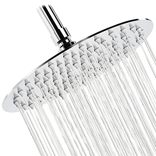OPDUO Duschkopf Regendusche Duschkopf Brause Bad Amatur, Dusche, Luxus Kopfbrause 8 Zoll Regenbrause Regenduschkopf, 304 Edelstahl poliert Spiegeleffekt hochglänzend Rund mit Anti-Kalk-Düsen OPDUO Duschkopf Regendusche Duschkopf Brause Bad Amatur, Dusche, Luxus Kopfbrause 8 Zoll Regenbrause Regenduschkopf, 304 Edelstahl poliert Spiegeleffekt hochglänzend Rund mit Anti-Kalk-Düsen von OPDUO