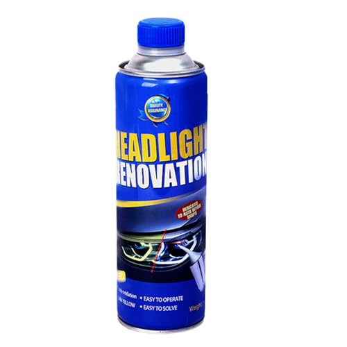Scheinwerfer Reparatur flüssigkeit, Auto und Motorrad Polieren Unschärfe Kratzer Reparaturflüssigkeit, Scheinwerfer PoliturReparaturwerkzeug für Vergilbung/Vage(800g) von OPEIXSAYKOC