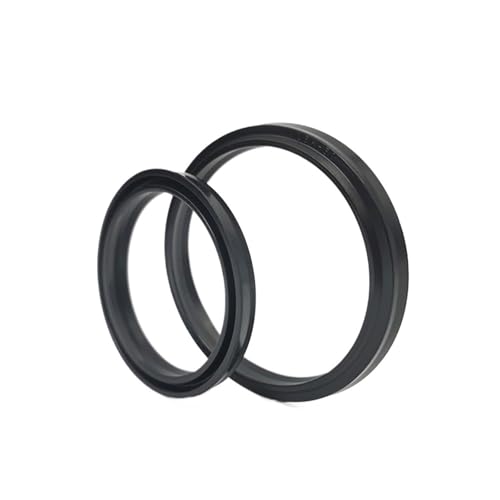 10 STÜCKE LBH-(ID 14~70mm) Doppellippen-Hydraulik-Staubdichtungen - Nitrilkautschuk (NBR) Öl & Verschleiß for Zylinder -20°C~100°C(LBH-58x66x5(6.5)) von OPEUSLIEV