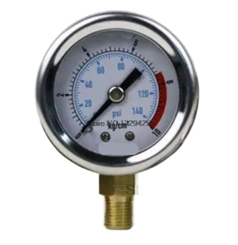 YN40 YN40Z YN40ZV YN40ZT Stoßfestes Manometer YN-40 YN-40Z YN-40ZV YN-40ZT Öldruckmessgerät Hydraulisches Manometer(Yellow,4KG) von OPEUSLIEV
