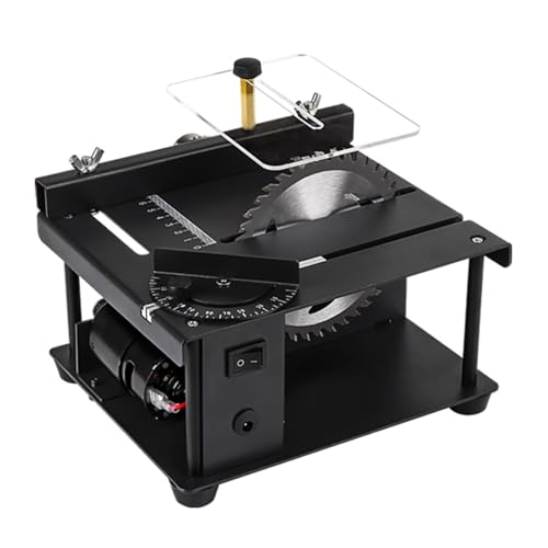 12-24 V 200 W Tischkreissäge Mini-Tischkreissäge Elektrische Säge Cutter Geschwindigkeit Winkel Einstellbare Klinge Cutter for Holz Kunststoff Acryl Für Heimwerker(A Standard) von OPFVUJIKX