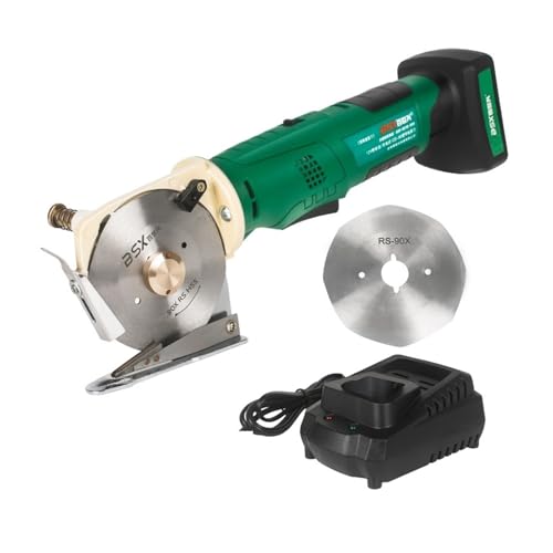12V Lithium-Batterie Elektrische Schere Stoff for Leder Tuch Schnurloses Elektrisches Schneiden Wiederaufladbares Handschneidewerkzeug Für Heimwerker(70 2000mAh) von OPFVUJIKX