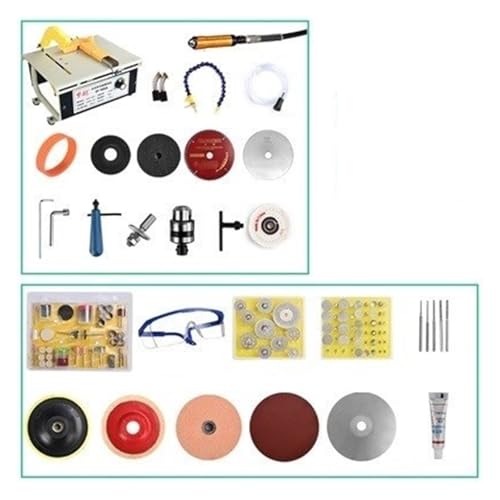 1500W Schleifmaschine Kleine Jade-Schneidemaschine Schleif- und Poliermaschine Werkzeug Hochleistungs-Jade-Schnitzmaschine Für Heimwerker(Jade Set) von OPFVUJIKX