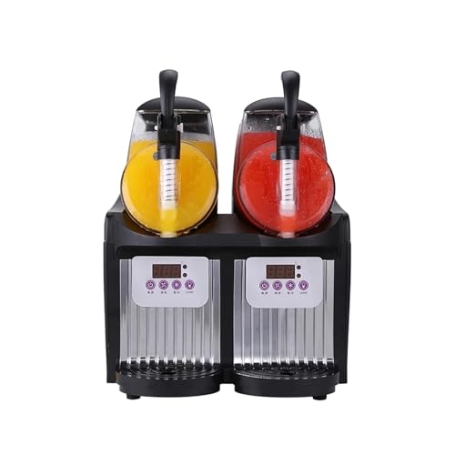 2 Tank Elektrische Automatische Slush Machen Maschine Soft Ice Slush Sand Eis Tee Saft, Der Maschine 2,5 L * 2 Für Heimwerker von OPFVUJIKX