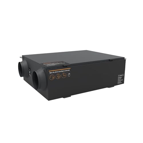 250㎡/h Reinigung Zentrales Frischluftreinigungssystem Frischluft-Vollwärmefilter-Austauscher Frischluft-Belüftungsventilator Für Heimwerker(250B 4 Filters) von OPFVUJIKX