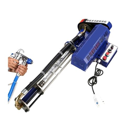 2800W Multifunktionale Kittpulver Zementmörtel Polyurethan Wasserdichte Beschichtung Latex Außenwand Stein Farbsprühmaschine Für Heimwerker(Mini straight gun) von OPFVUJIKX