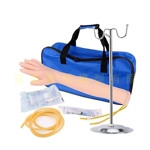 Anatomisches Modell in Lebensgröße, Phlebotomie, Venenpunktion, Armanatomie, Injektionsübung, medizinischer Simulator, Krankenschwester-Trainingsset Für Heimwerker(B) von OPFVUJIKX