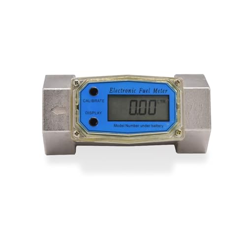 Digitaler Durchflussmesser K24 Elektronischer Flüssigkeitsturbinenzähler Elektronischer Durchflussmesser 1,5 Zoll Heizöl-Durchflussmesser 40-280L/MIN Für Heimwerker Digitaler Durchflussmesser K24 Elektronischer Flüssigkeitsturbinenzähler Elektronischer Durchflussmesser 1,5 Zoll Heizöl-Durchflussmesser 40-280L/MIN Für Heimwerker von OPFVUJIKX
