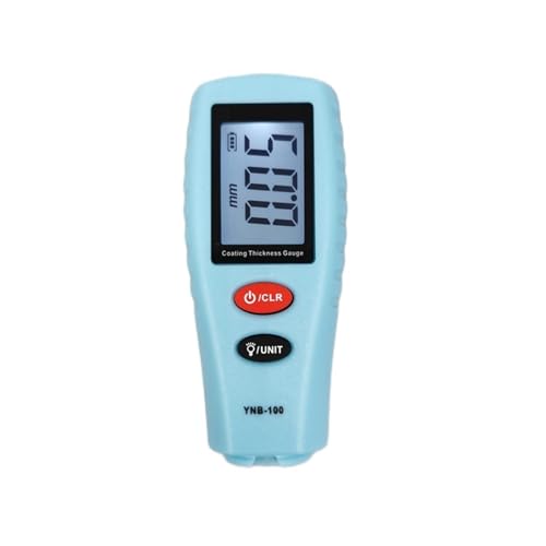 Digitales LCD-Filmdickenmessgerät mit Hintergrundbeleuchtung, Autolack-Dickenmessgerät, Beschichtungsdickenmessgerät YNB-100 Für Heimwerker(B100B no Battery) von OPFVUJIKX