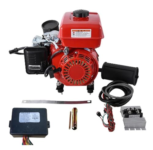 Doppelschalldämpfer 3000 U/min 3000 W Benzingenerator Range Extender Prozessregler for 48 V/60 V/72 V Elektromotorfahrzeug Für Heimwerker(3000W) von OPFVUJIKX