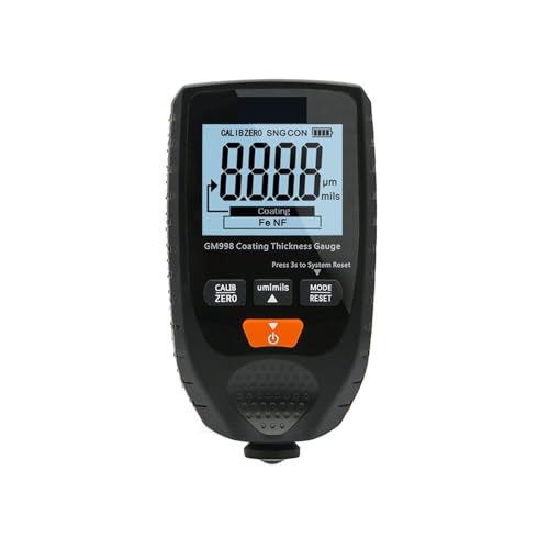 GM998 Hintergrundbeleuchtung Film Dicke gauge Auto Lack Tester Beschichtung Dicke Gauge NF lack tester Für Heimwerker(Black) von OPFVUJIKX