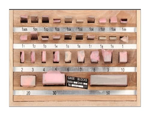 Messblöcke Set, 32 Stück 0 Klasse Schnellstahl metrische Messblöcke, Frästisch Set, Standard Metrische Messgeräte, Präzision 0,001 Messwerkzeug für Drehmaschinen für Präzisionskalibrierung Messblöcke Set, 32 Stück 0 Klasse Schnellstahl metrische Messblöcke, Frästisch Set, Standard Metrische Messgeräte, Präzision 0,001 Messwerkzeug für Drehmaschinen für Präzisionskalibrierung von OPFVUJIKX