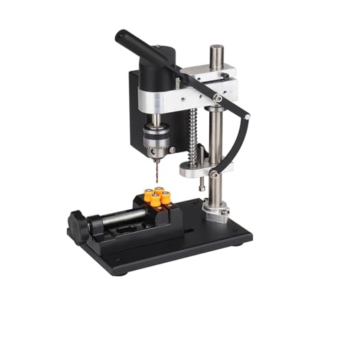 Mini-Elektro-Tischbohrmaschinen-Ständer-Kit 8000 U/min 7-Gang-Tischbohrmaschine mit variabler Geschwindigkeit Präzise Bohrmaschine DIY-Bohren Für Heimwerker(Luxury Version) von OPFVUJIKX