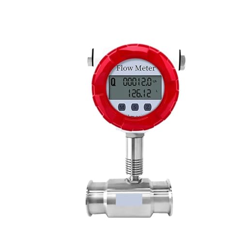 OPFVUJIKX 150 ℃ Heißer Wasser Durchflussmesser Sensor Alkohol Wasser Milch Öl Kraftstoff Diesel Flüssigkeit Messung Tri Clamp Durchflussmesser(DN4 SS304) von OPFVUJIKX
