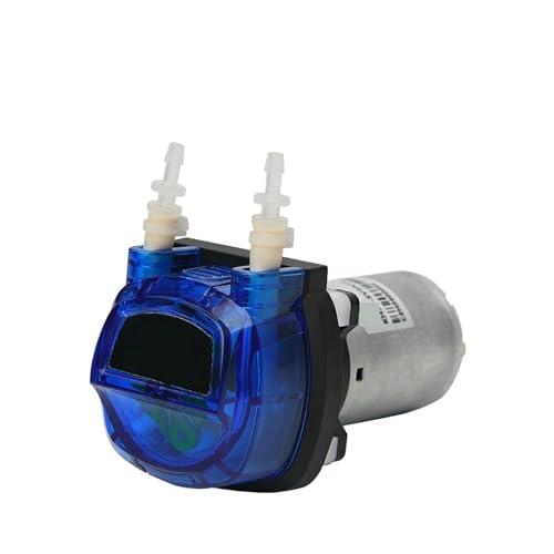 OPFVUJIKX 170-300 ml/min KHS2 Schlauchpumpe 12 V/24 V Motor High Flow Dosierpumpe for Labor Unterstützung CW/CCW Für flüssige Paste(KHS2-SW3N16-12V) von OPFVUJIKX