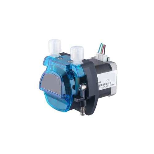 OPFVUJIKX 420 ml/min KCM 350 U/min Schlauchpumpe 12 V 24 V Schrittmotor Dosierung Pumpe Flüssigkeit Transfer Pumpe for Labor Für flüssige Paste(S40,12V-6 Rollers) von OPFVUJIKX