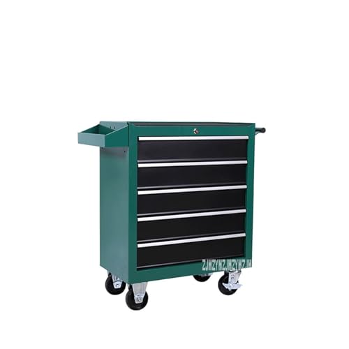 OPFVUJIKX DA-25 Werkzeugkasten mit 5 Schun, Werkstattwagen, mobiler, multifunktionaler Auto-Reparatur- und Wartungs-Werkzeugschrank Für Heimwerker(C) von OPFVUJIKX