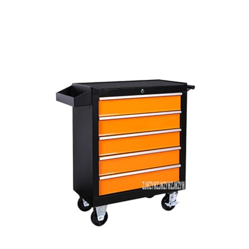 OPFVUJIKX DA-25 Werkzeugkasten mit 5 Schun, Werkstattwagen, mobiler, multifunktionaler Auto-Reparatur- und Wartungs-Werkzeugschrank Für Heimwerker(D) von OPFVUJIKX