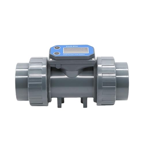 OPFVUJIKX DN15-DN80 Durchflussmesser mit Digitalanzeige, batteriebetrieben, hochpräziser Durchflussmesser for PVC-Rohrleitungen, Wasserdurchflusssensor for die landwirtschaftliche Bewässerung(DN32) von OPFVUJIKX