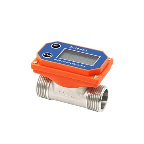 OPFVUJIKX DN25 Wasserdurchflussmesser Digitaler Durchflusssensor, Säure-/Alkalibeständigkeit Durchflussmesser for Die Ackerlandbewässerung von OPFVUJIKX