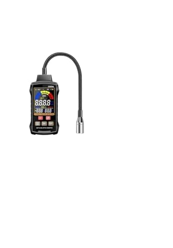 OPFVUJIKX Gaslecksuchgerät Analyzer Methan Brennbares 9999 PPM Brennbares Natürliches Tester LCD-Bildschirm Ton- und Lichtalarm UEG-Tester Für Arbeit und Zuhause von OPFVUJIKX