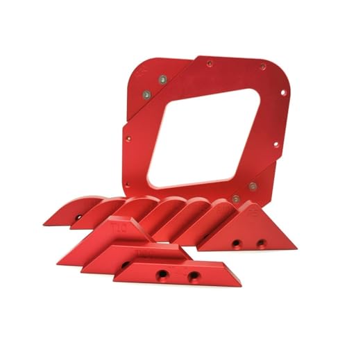 OPFVUJIKX Gauge Block Set, Holzbearbeitung Filet Gauge Aluminiumlegierung Schräglehre Winkellineal Konturenlehre Bogenradius Quick-Jig Runde Eckschablone für Präzisionskalibrierung OPFVUJIKX Gauge Block Set, Holzbearbeitung Filet Gauge Aluminiumlegierung Schräglehre Winkellineal Konturenlehre Bogenradius Quick-Jig Runde Eckschablone für Präzisionskalibrierung von OPFVUJIKX