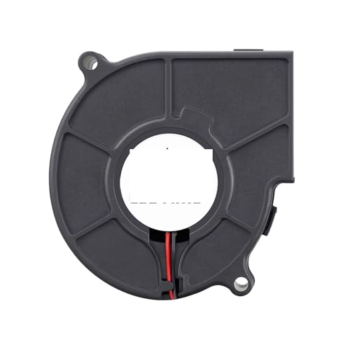 OPFVUJIKX Gebläse, 2 Stück 5 V 12 V 24 V USB 2Pin 75 mm 75 x 30 mm 7530 Luftstromkühlung Kreiselgebläse 7 cm 70 mm Kühlkörper Turbo Kühlerlüfter Geräuscharm(24V Sleeve 2PIN_NO RGB) von OPFVUJIKX