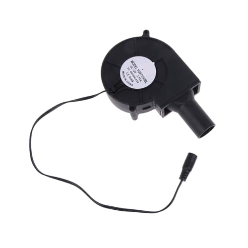 OPFVUJIKX Gebläse, 97x97x33mm Großes Luftvolumen Hochgeschwindigkeits-Lüfter 9733 Turbo-Radialventilator-Gebläseteil 12 V 2,7 A 4600 U/min Windkapazität Geräuscharm(Yellow) von OPFVUJIKX