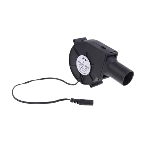 OPFVUJIKX Gebläse, Bürstenloser Kühlgebläse-Lüfter, 12 V, Radialventilator, hoher Luftstrom, 26 mm Luftkanal/33 mm Luftkanal, 37 cm Kabel, 5200 U/min, geräuscharm Geräuscharm(26mm) von OPFVUJIKX