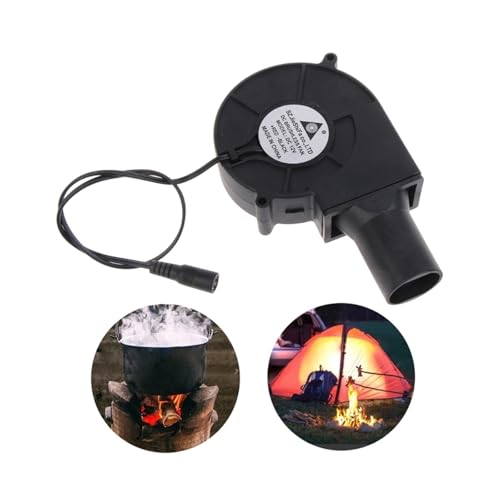 OPFVUJIKX Gebläse, Tragbarer Grillventilator, Luftgebläse for Grillventilator, Luftgebläse, schnelle Starter-Tools for Picknick im Freien, Camping, Wandern, Kochen Geräuscharm von OPFVUJIKX