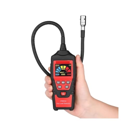 OPFVUJIKX HT601A HT601B Gaslecksuchgerät 0-1000PPM Ton- und Bildschirmalarm Brennbares, brennbares, natürliches Methan-Gas-Detektor Für Arbeit und Zuhause(HT601A P Li Battery) von OPFVUJIKX