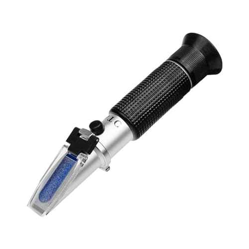 OPFVUJIKX Handheld Refraktometer Zucker Konzentration Meter Dichtemesser 0-32% Brix Saccharimeter Zucker Tester Früchte von OPFVUJIKX
