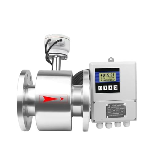 OPFVUJIKX Hochpräziser elektromagnetischer Durchflussmesser mit Fernanzeige, Durchflussmesser for Säuremilch und Chemikalien(DN20 SS304) von OPFVUJIKX