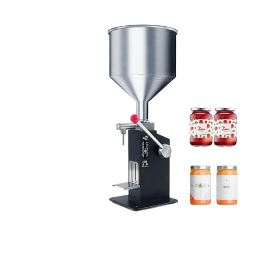 OPFVUJIKX Honigfüllmaschine, manueller Flüssigpasten-Flaschenfüller, Kosmetikcreme, Pastasauce, Erdnussbutter, Lebensmittelverpackung Für flüssige Paste(60ml) von OPFVUJIKX