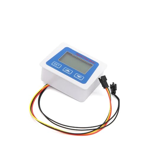 OPFVUJIKX Intelligentes digitales Wasserdurchflussmesser-Set, LCD-Durchflussmesser, elektronischer Inline-Durchflusssensor mit Temperaturanzeige, G1, G1/2, G3/4(Power Supply) von OPFVUJIKX