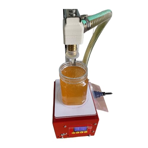 OPFVUJIKX Kommerzielle Paste Honig Füllmaschine Zahnradpumpe Wiegetyp Viskose Flüssigkeit Automatische Füllstoff 3kg 5kg Für flüssige Paste(Normal pump 3kg) von OPFVUJIKX