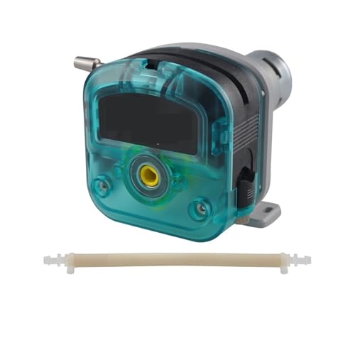 OPFVUJIKX L-Typ KKDD Schlauchpumpe 12 V 24 V -Motor Getriebe Selbstansaugende Pumpe for Flüssigkeitstransfer-Dosierpumpe Für flüssige Paste(KKDD-24B17L A) von OPFVUJIKX