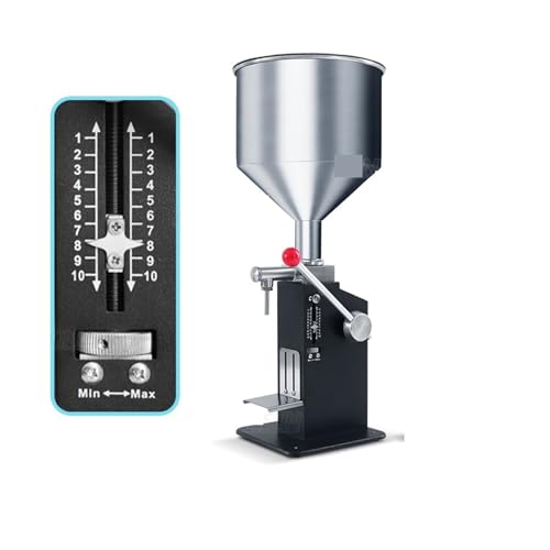 OPFVUJIKX Pastenfüllmaschine ZS-MGT1S Manueller Flaschenfüller for Kosmetikcreme, Honig, viskose Flüssigkeiten, Shampoo, Lotion, kleine Verpackung Für flüssige Paste(100ML) von OPFVUJIKX